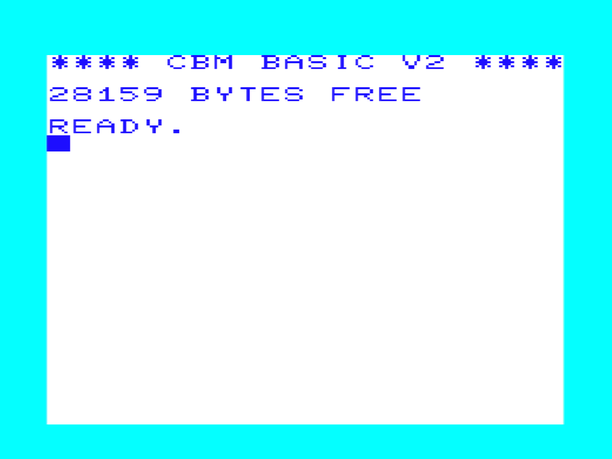 VIC-20 Ready Screen